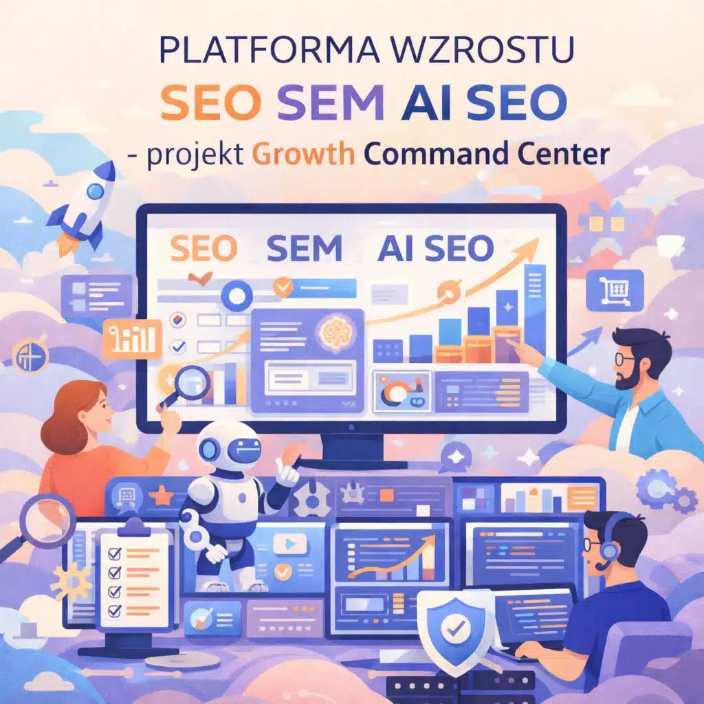 Platforma wzrostu SEO SEM AI SEO - projekt Growth Command Center